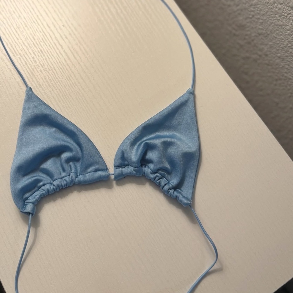 Blue Triangle Bikini Set - Picture 3 of 3